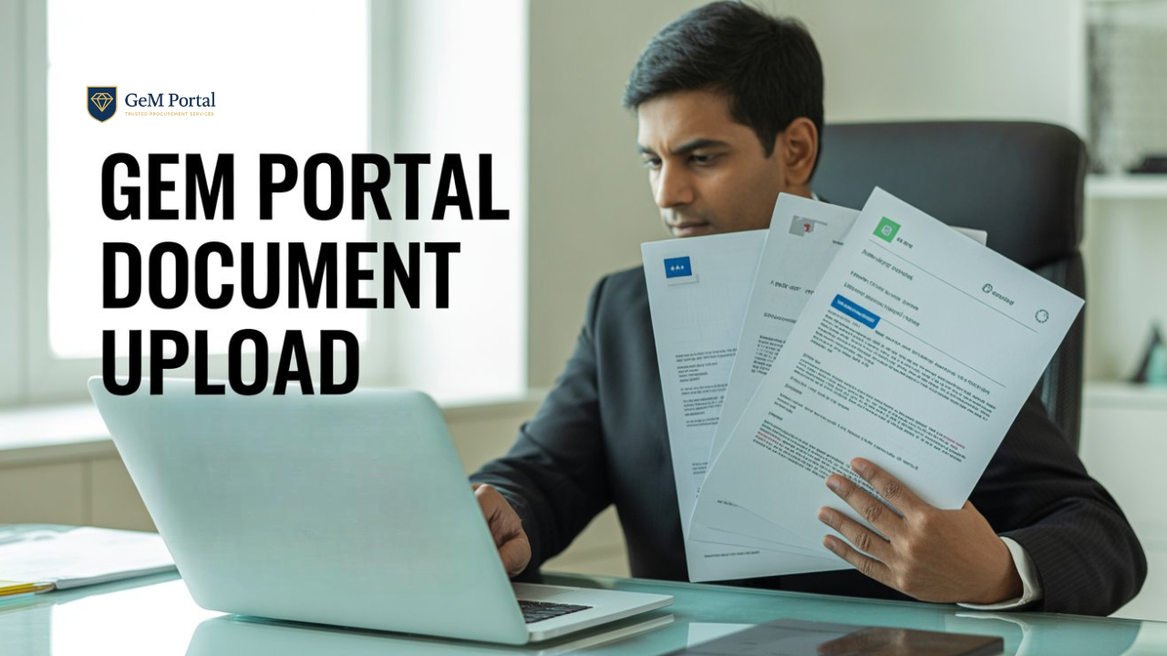 GeM Portal Document Upload | GeM Registration Guide | Step-by-Step Process